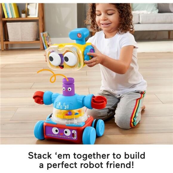 Baby Toddler & Preschool Toy, 4-in-1 Learning Bot with Music Lights & Smart - Picture 6 of 7